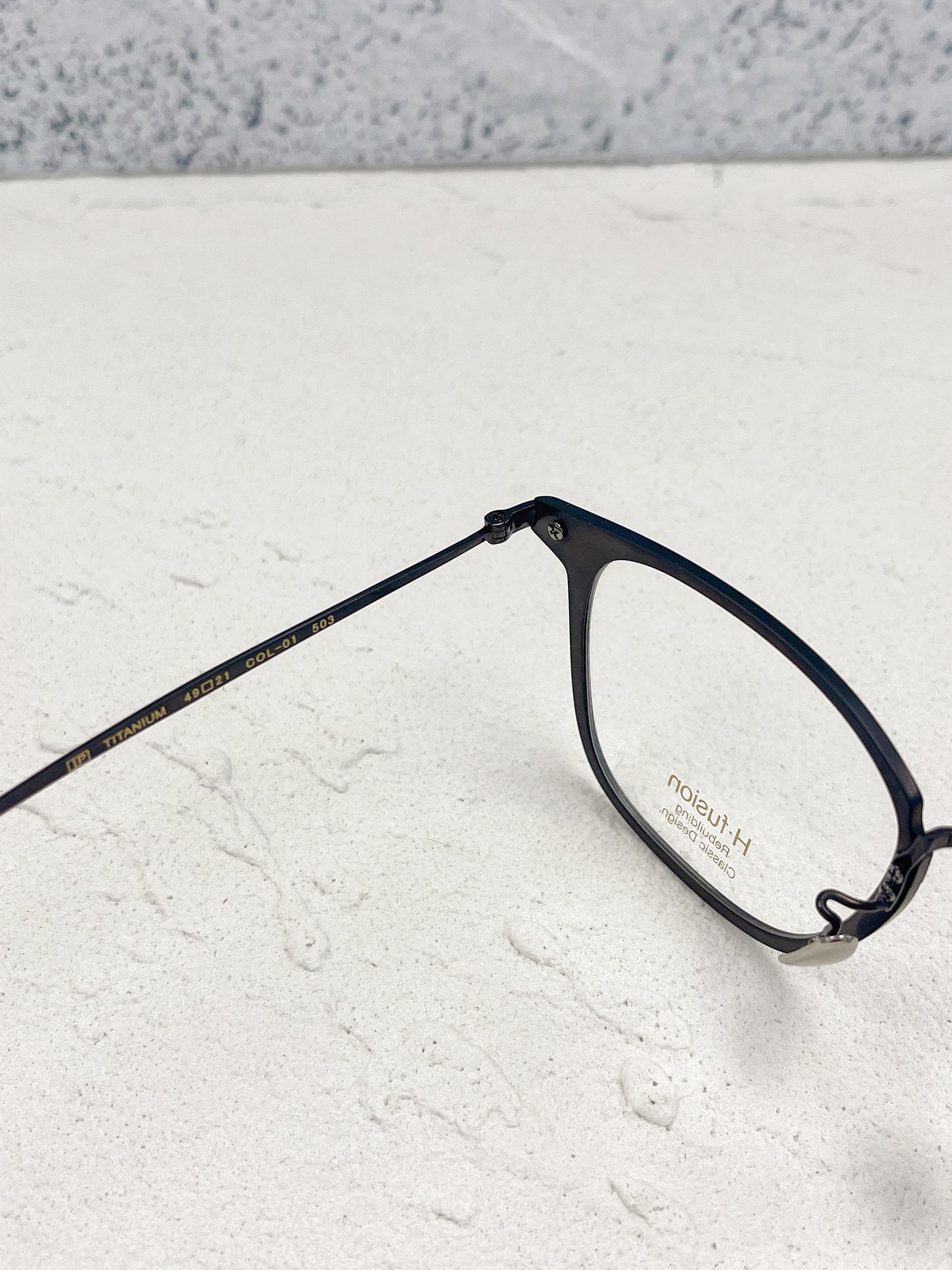 H fusion HF-503 Optics Eyeglasses Black | Jei & Co. Optics