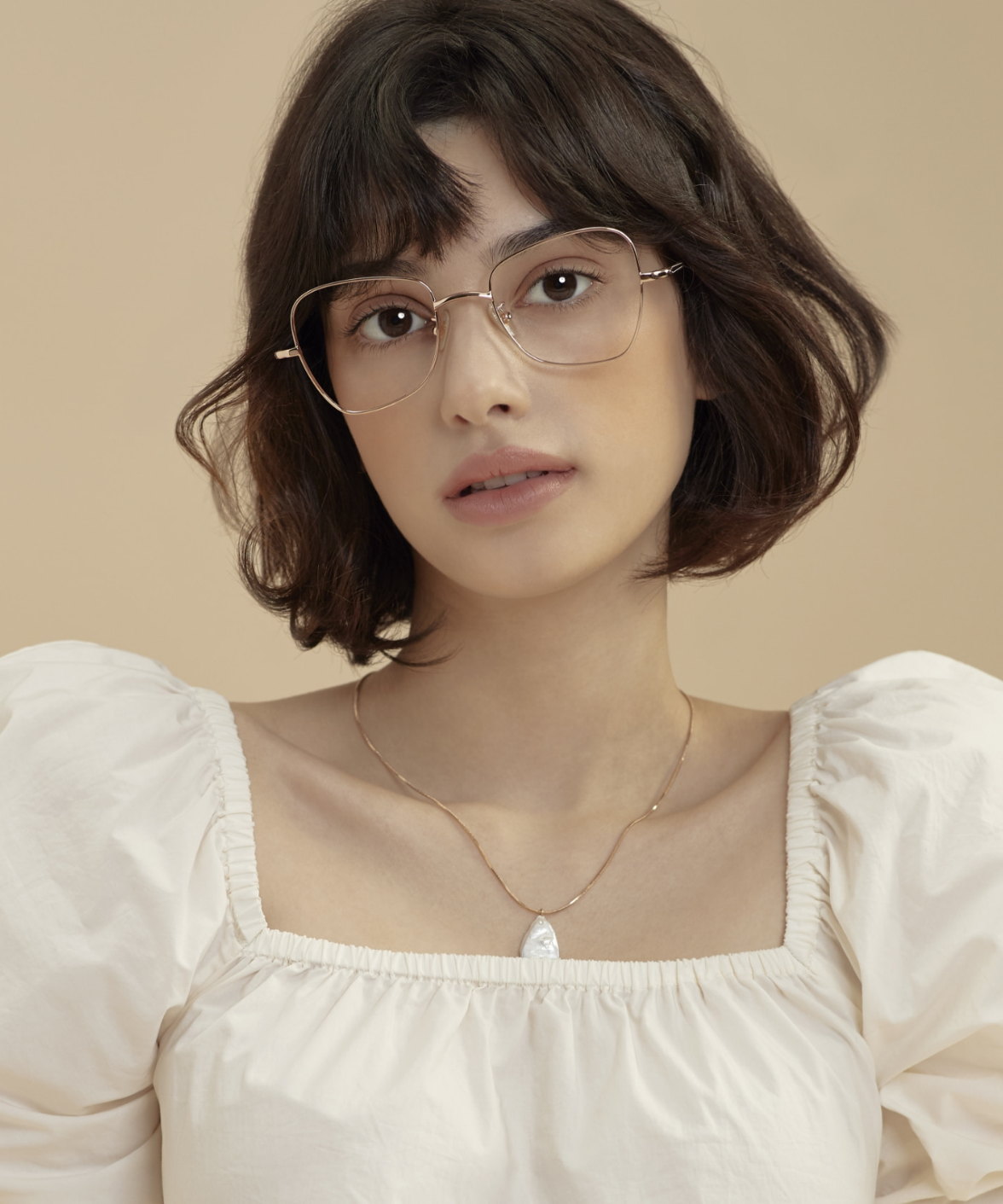MANOMOS Milky Eyeglasses | Jei & Co. Optics