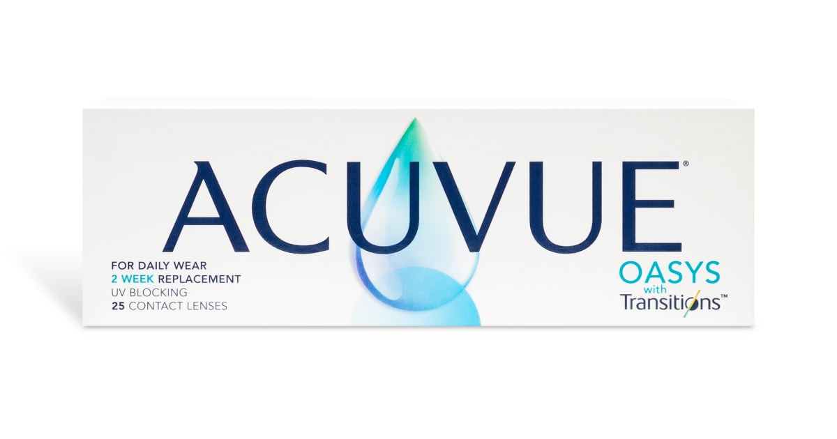ACUVUE OASYS 2-WEEK Transitions™ Light Intelligent Technology™