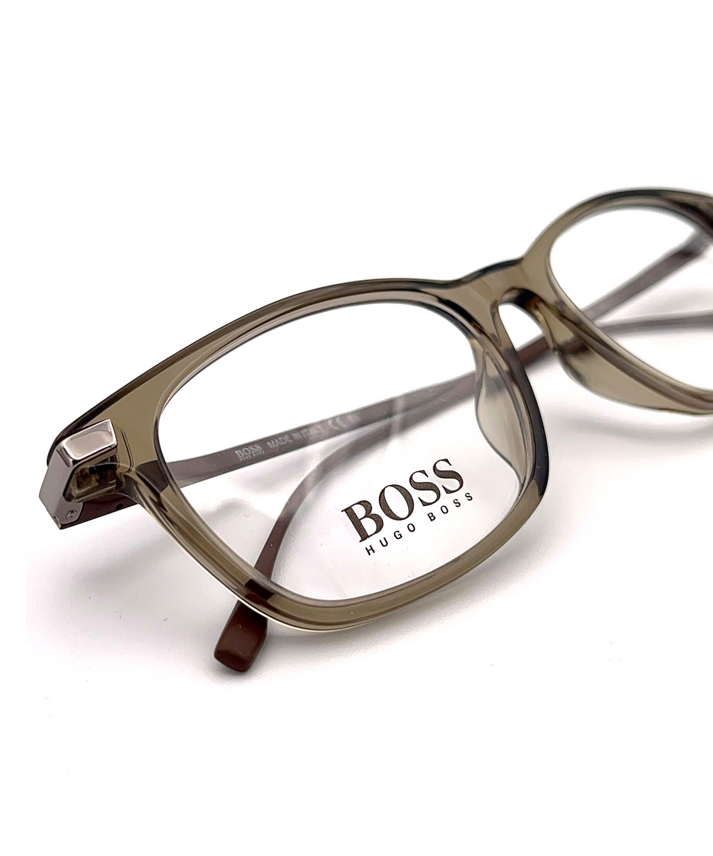 BOSS 0989 Optics Eyeglasses Brown/Grey | Jei & Co. Optics