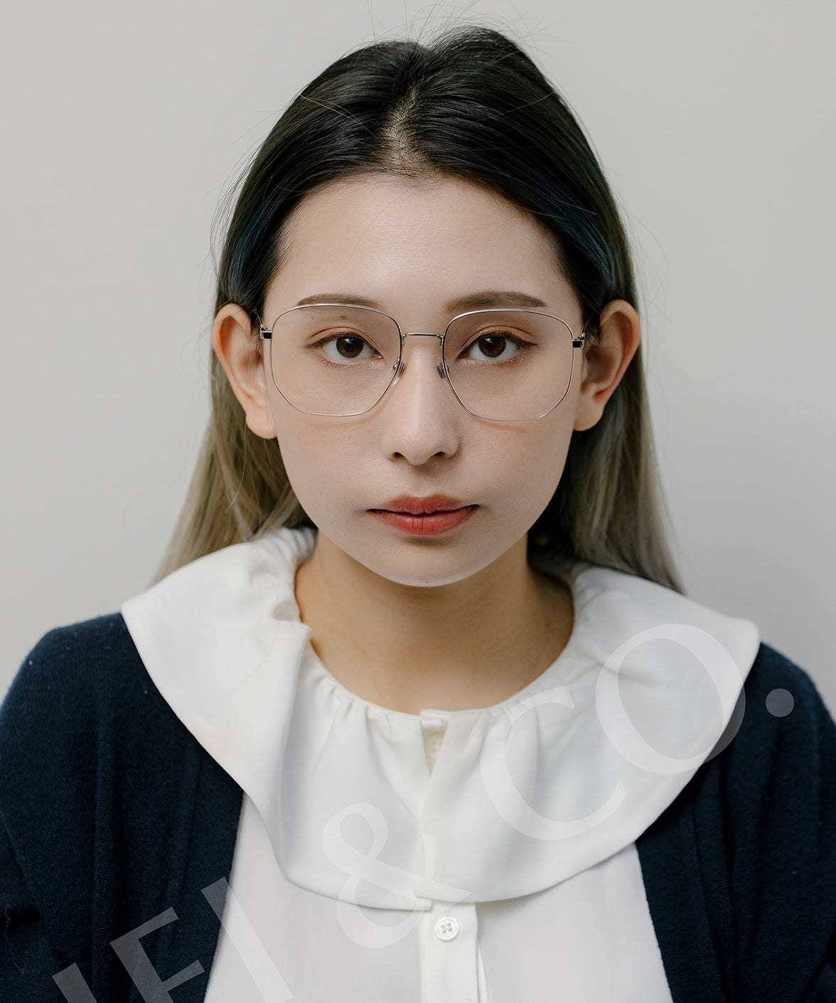 Gucci GG0396O Optics Eyeglasses Silver/Black/Gold | Jei & Co. Optics