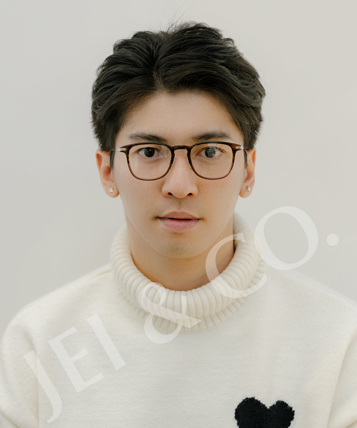 H fusion HF-132 Optics Eyeglasses Tortoise | Jei & Co. Optics