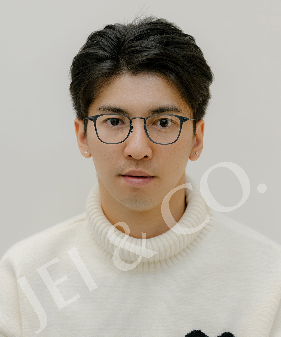 H fusion HF-503 Optics Eyeglasses Black | Jei & Co. Optics