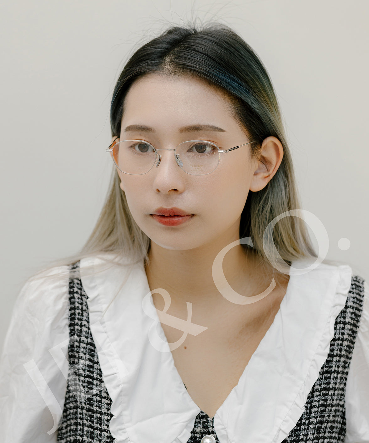 H fusion HF-507 Optics Eyeglasses Black | Jei & Co. Optics