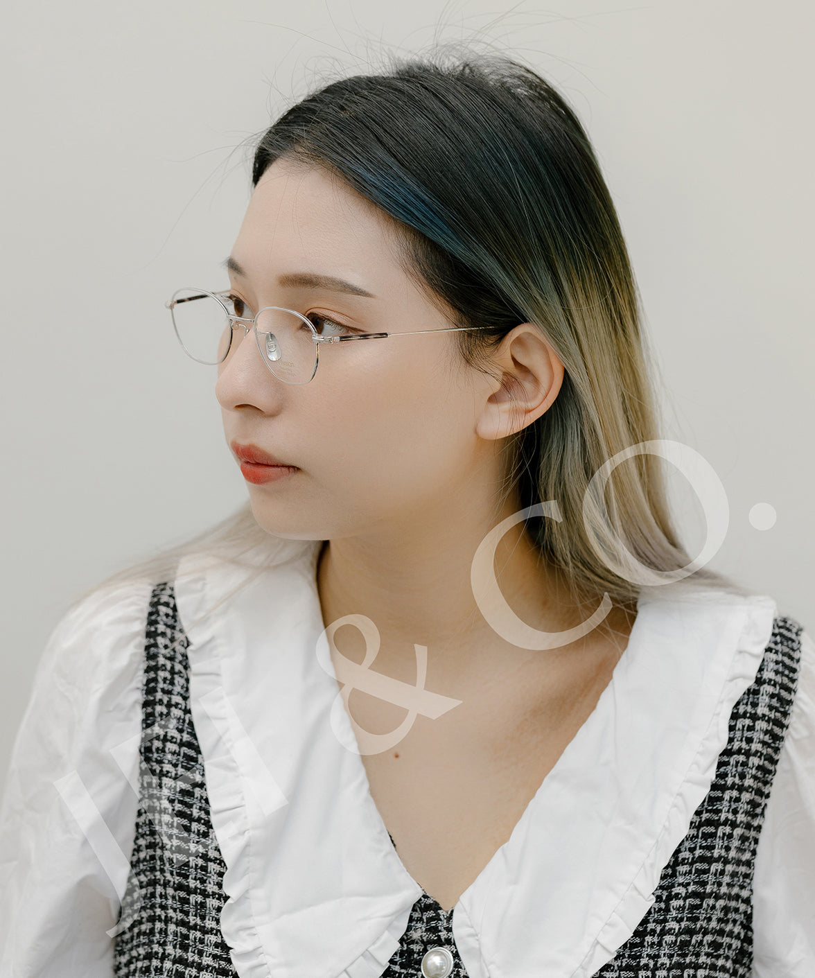 H fusion HF-507 Optics Eyeglasses Black | Jei & Co. Optics