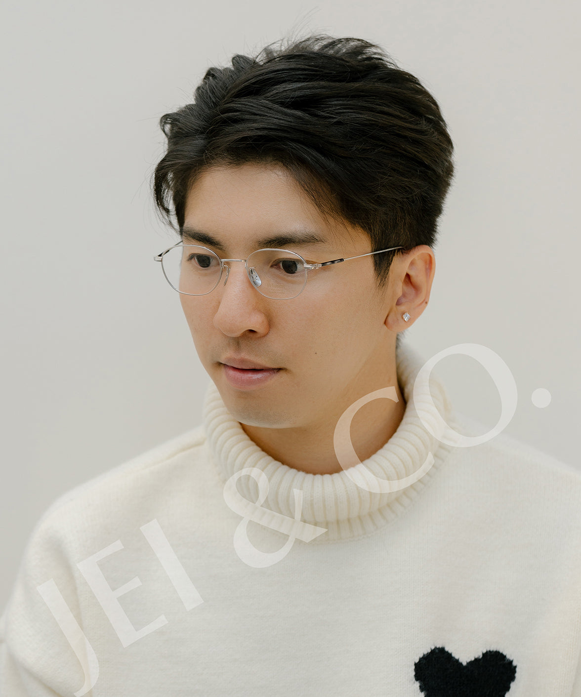 H fusion HF-507 Optics Eyeglasses Black | Jei & Co. Optics