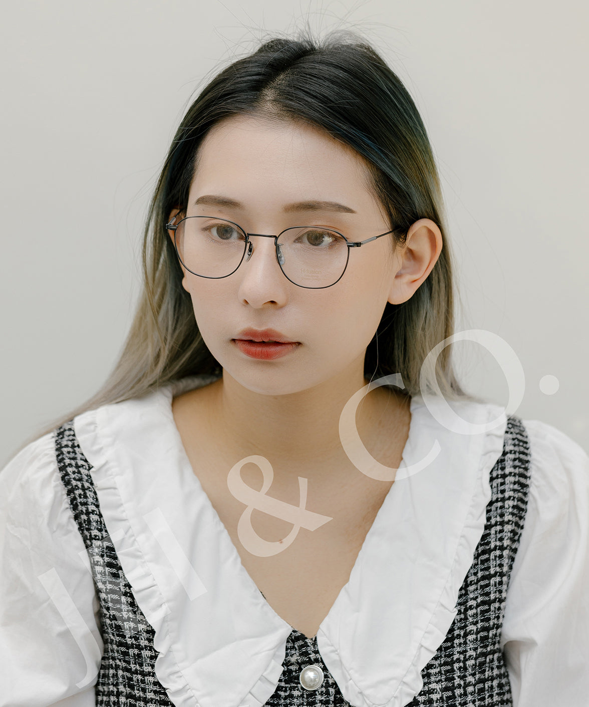 H fusion HF-509 Optics Eyeglasses Black | Jei & Co. Optics