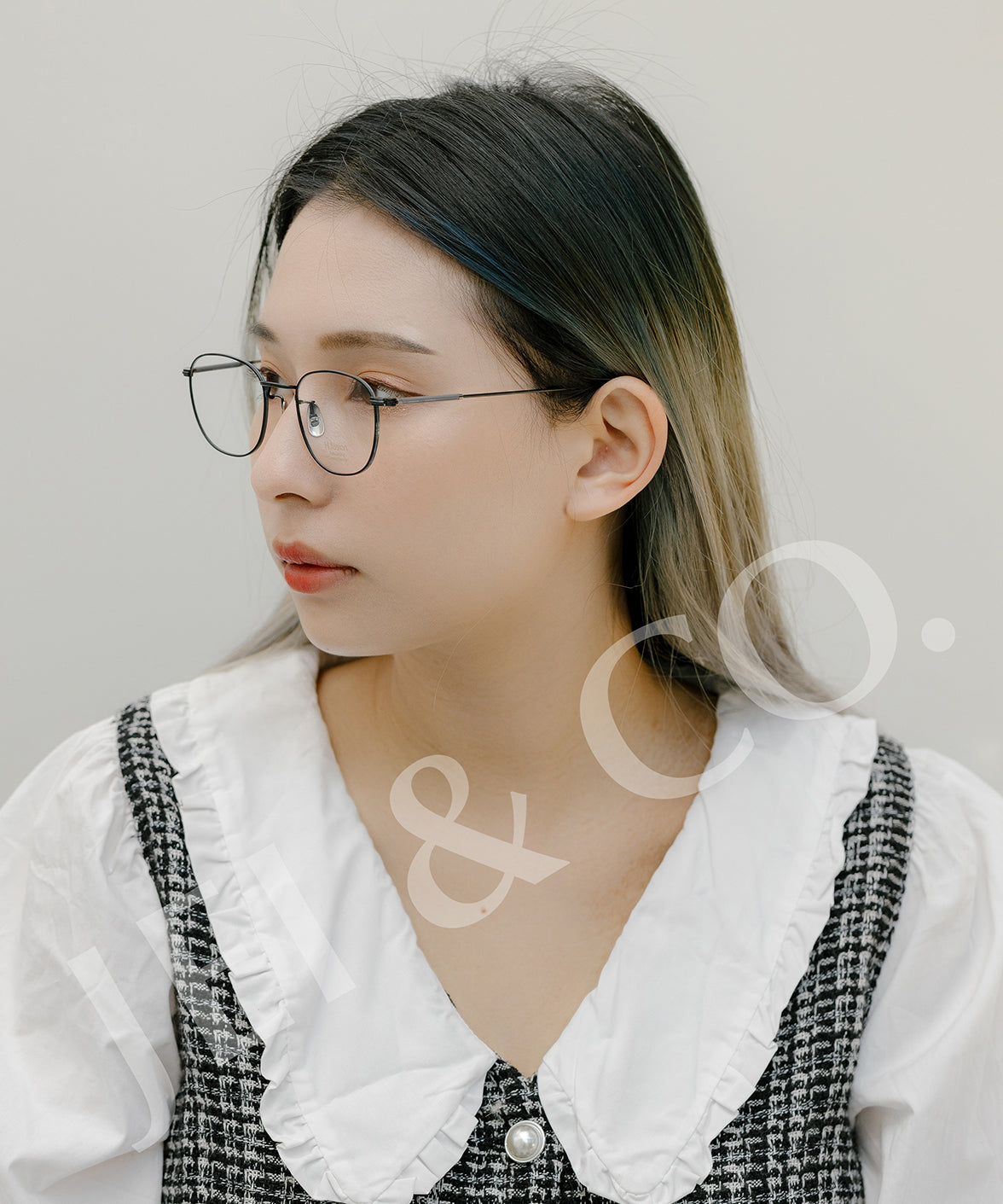 H fusion HF-509 Optics Eyeglasses Black | Jei & Co. Optics