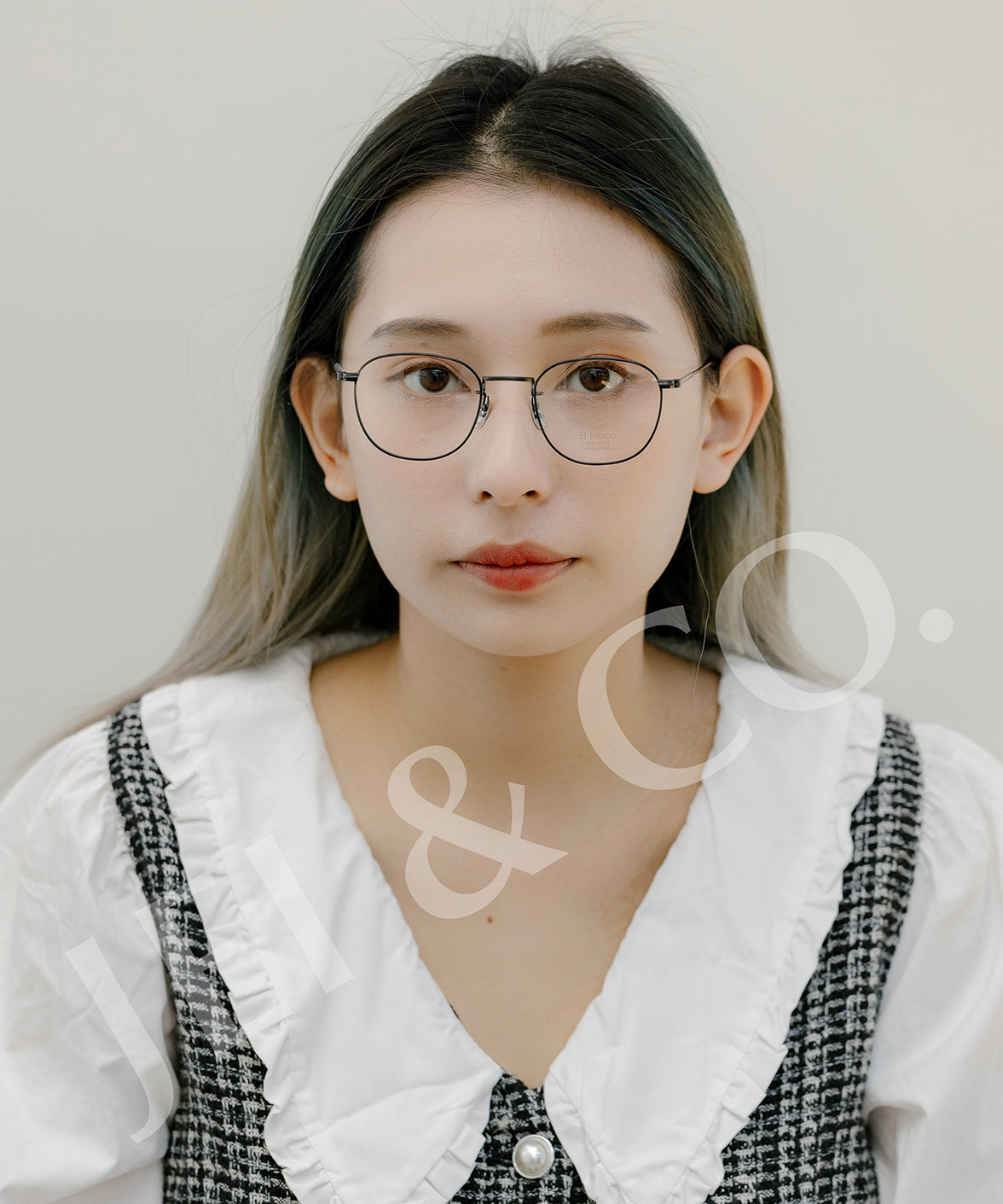 H fusion HF-509 Optics Eyeglasses Black | Jei & Co. Optics