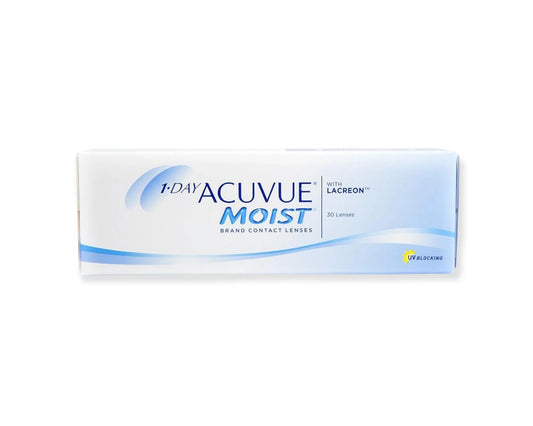 1-DAY ACUVUE MOIST with LACREON Technology (30/90-Pack) | Jei & Co. Optics