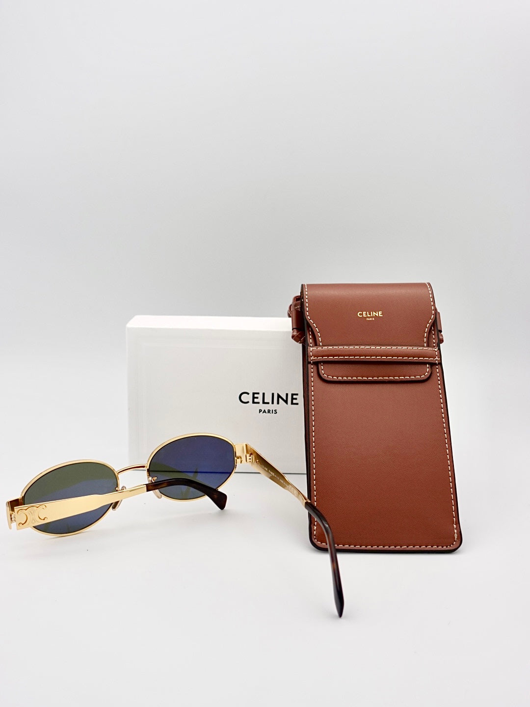 Celine CL40235U Triomphe Metal 01 Sunglasses | Jei & Co. Optics