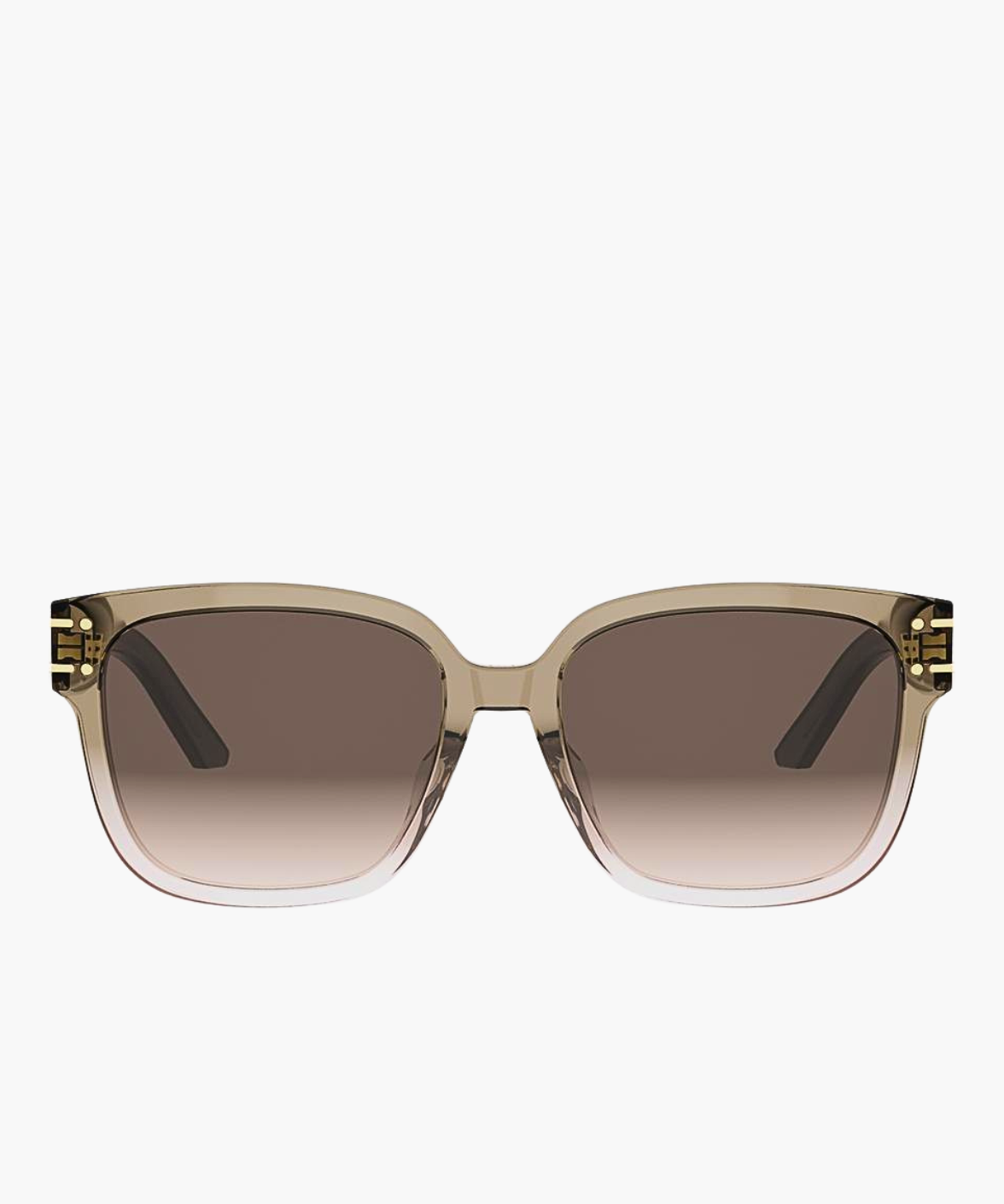 Christian Dior DiorSignature S7F Sunglasses Pink/Gold with Brown Gradient Lens DiorSignature S7F Transparent Sand Beige Square Sunglasses  main image 3