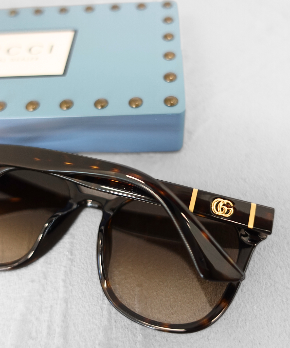 Gucci GG1122SA Sunglasses Tortoise | Jei & Co. Optics