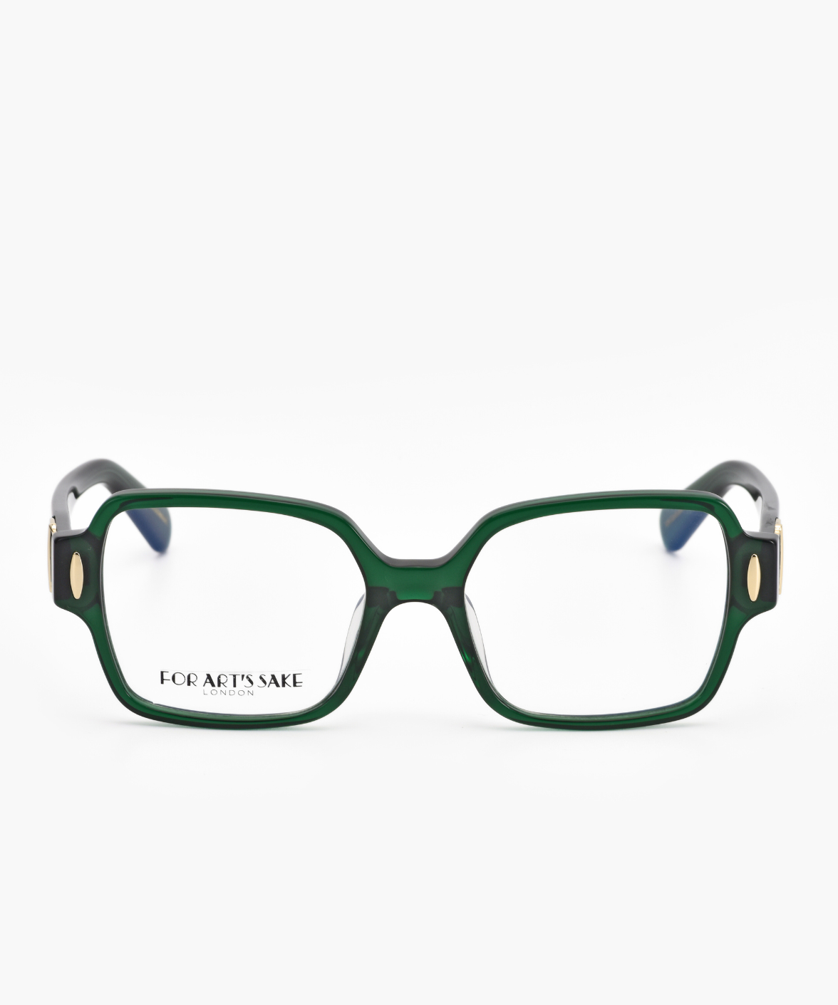 For Art's Sake Hart - Square Acetate Eyeglasses with Blue Light Lenses | Jei & Co. Optics