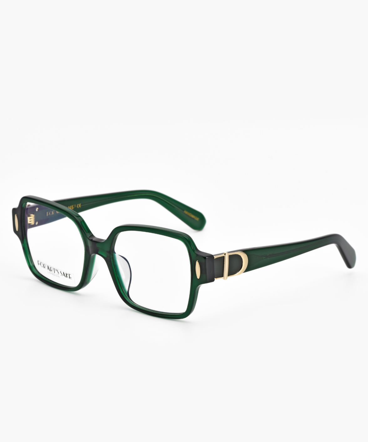 For Art's Sake Hart - Square Acetate Eyeglasses with Blue Light Lenses | Jei & Co. Optics