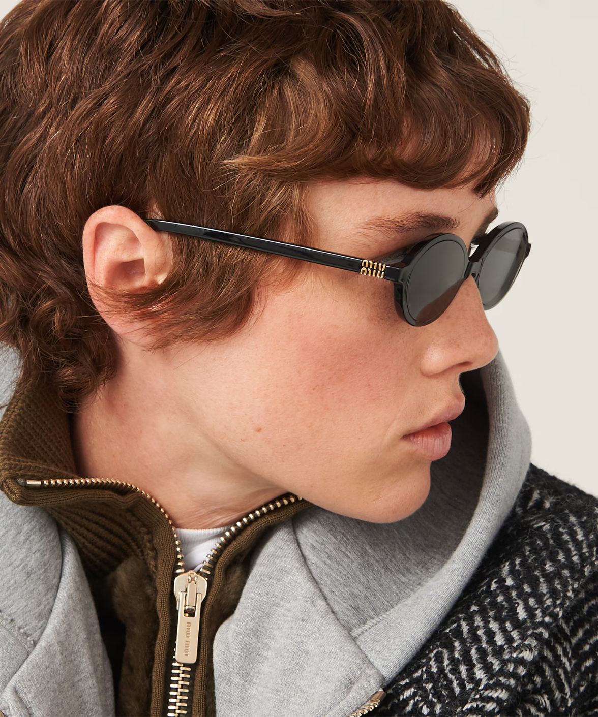 MU 04ZSF Miu Regard Sunglasses