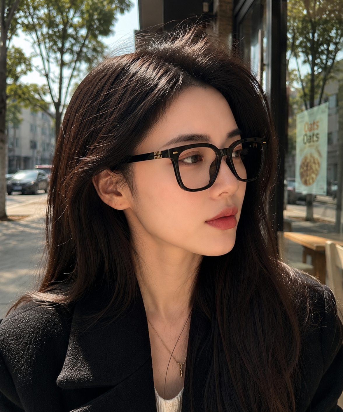 MU 06XVF Logo Eyeglasses