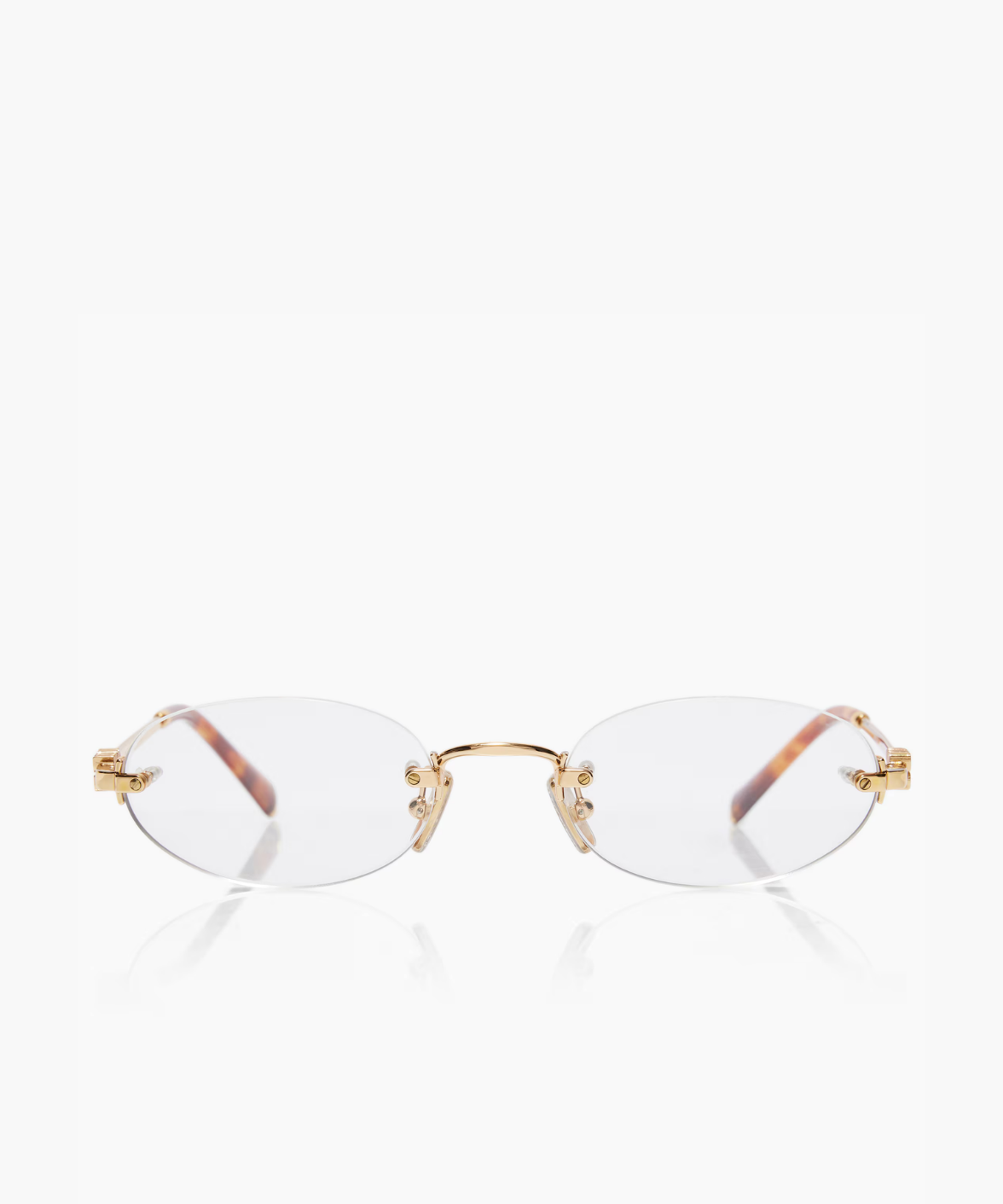 MU 53WV Oval Logo Glasses