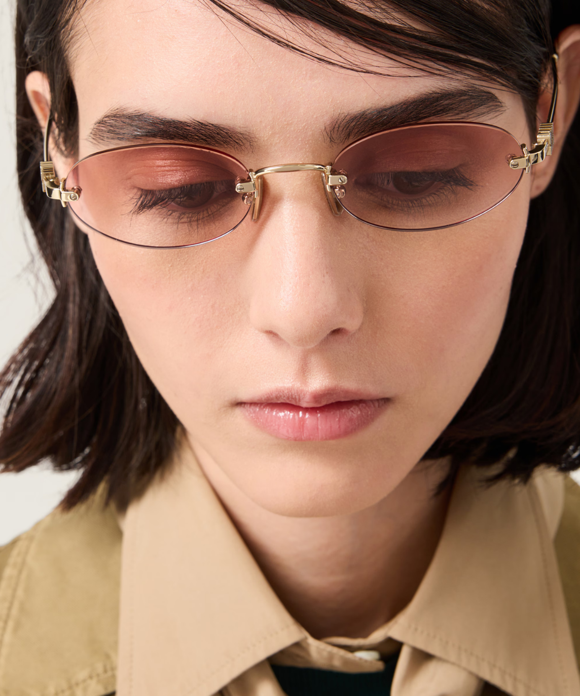 MU A54S Miu Miu Logo Sunglasses