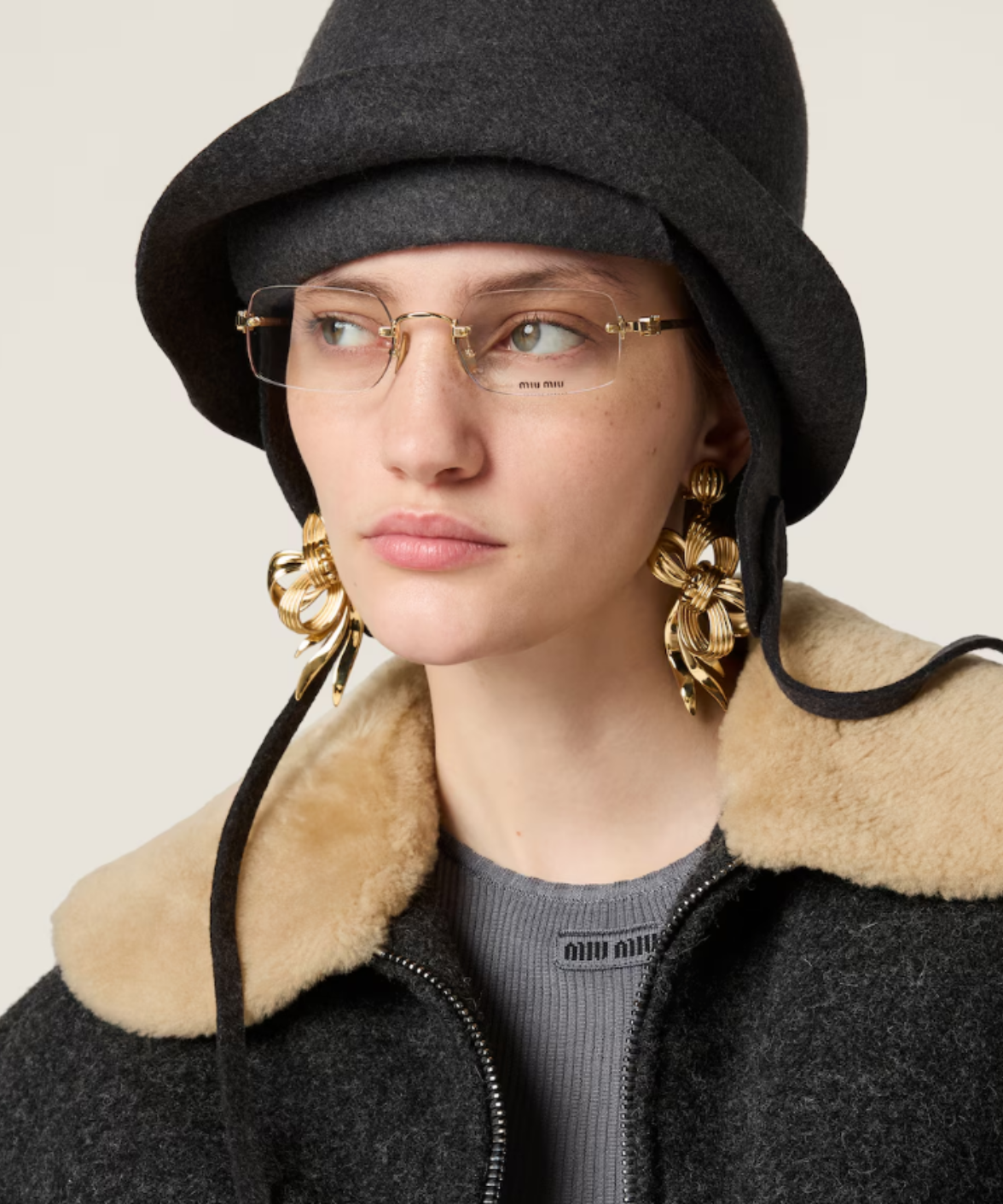 MU 50YV Rimless Glasses