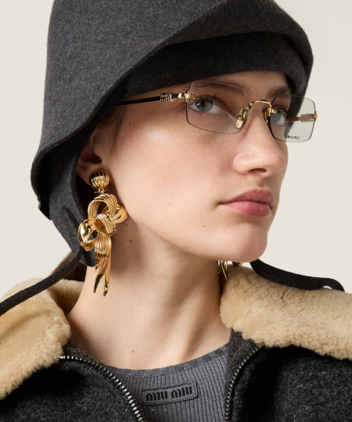 MU 50YV Rimless Glasses