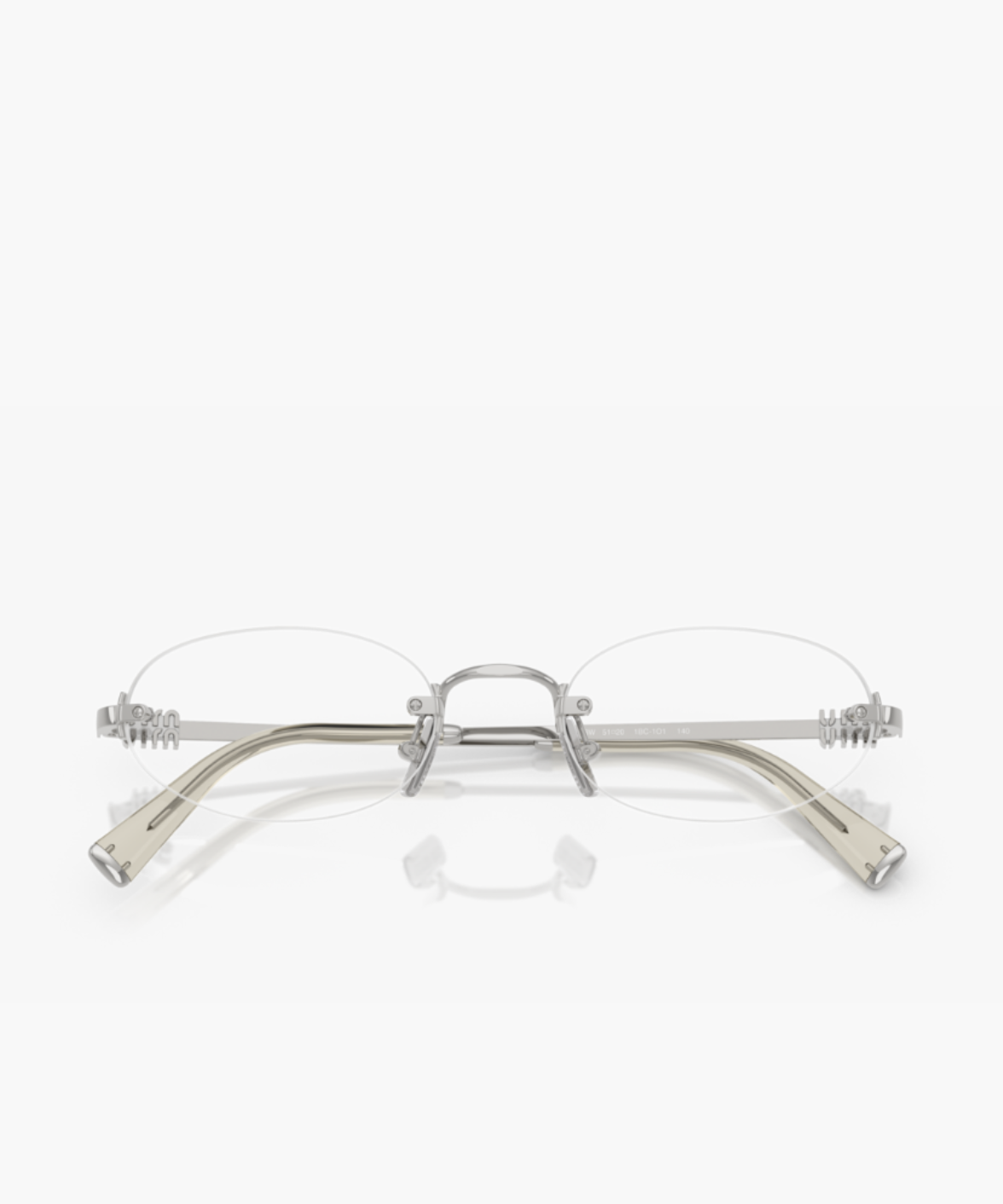 MU 53WV Oval Logo Glasses