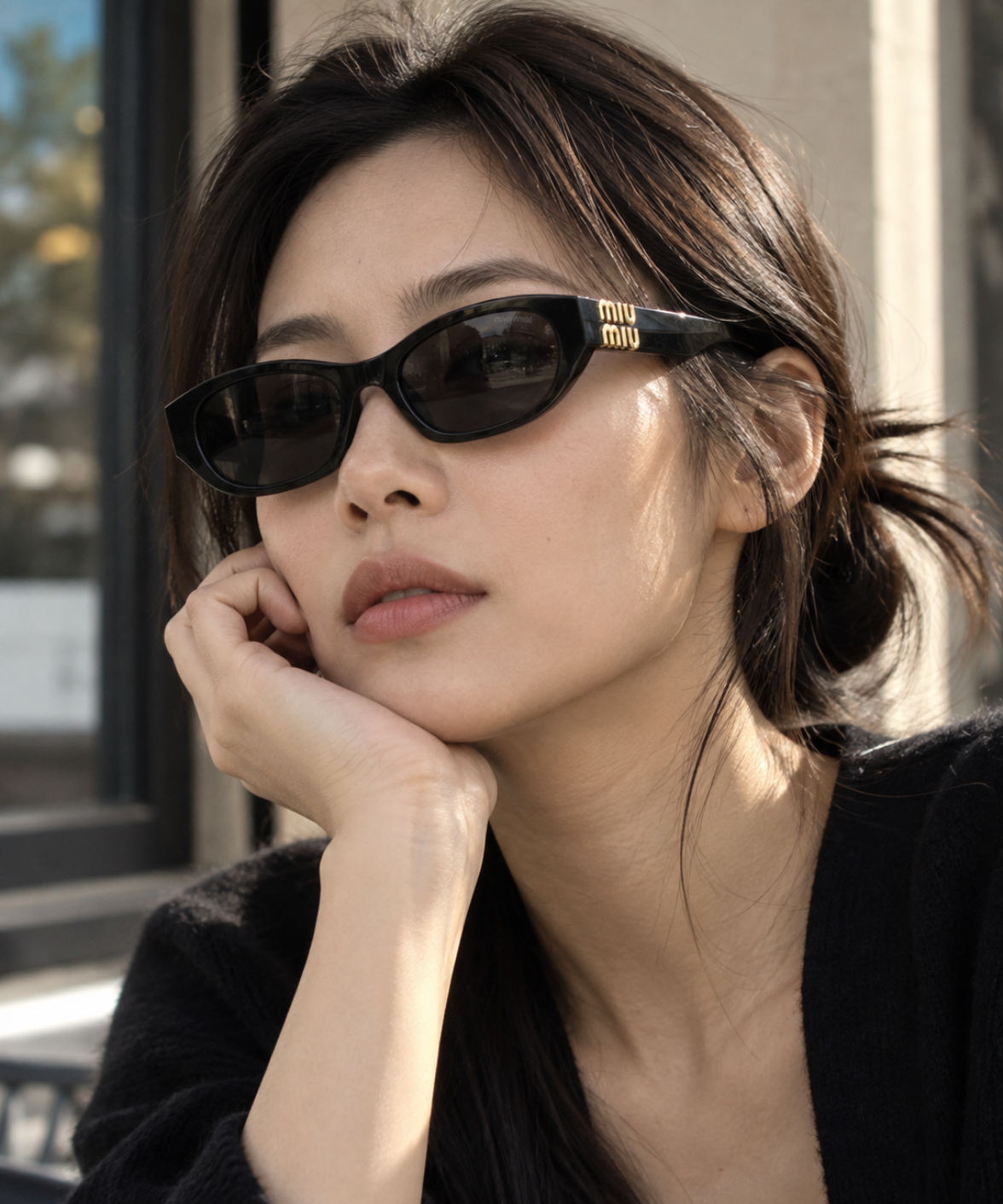 MU A03SF Miu Glimpse Sunglasses
