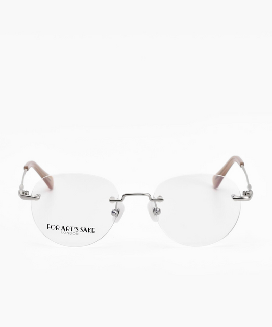 For Art's Sake Misty Rimless Eyeglasses | Jei & Co. Optics