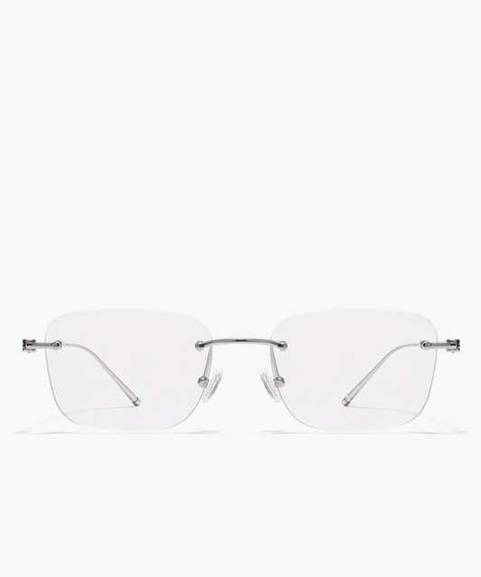 Carin Rimless Blue Light Eyeglasses Sienna S+ | Jei & Co. Optics