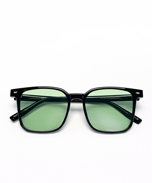 Albert Square Polarized Sunglasses – Green & Purple Lenses | Jei & Co. Optics