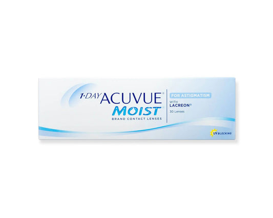1-DAY ACUVUE MOIST for Astigmatism (30/90-Pack)