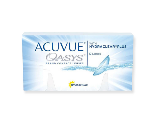 ACUVUE OASYS 2-WEEK with HYDRACLEAR PLUS Technology (12/24-Pack) | Jei & Co. Optics